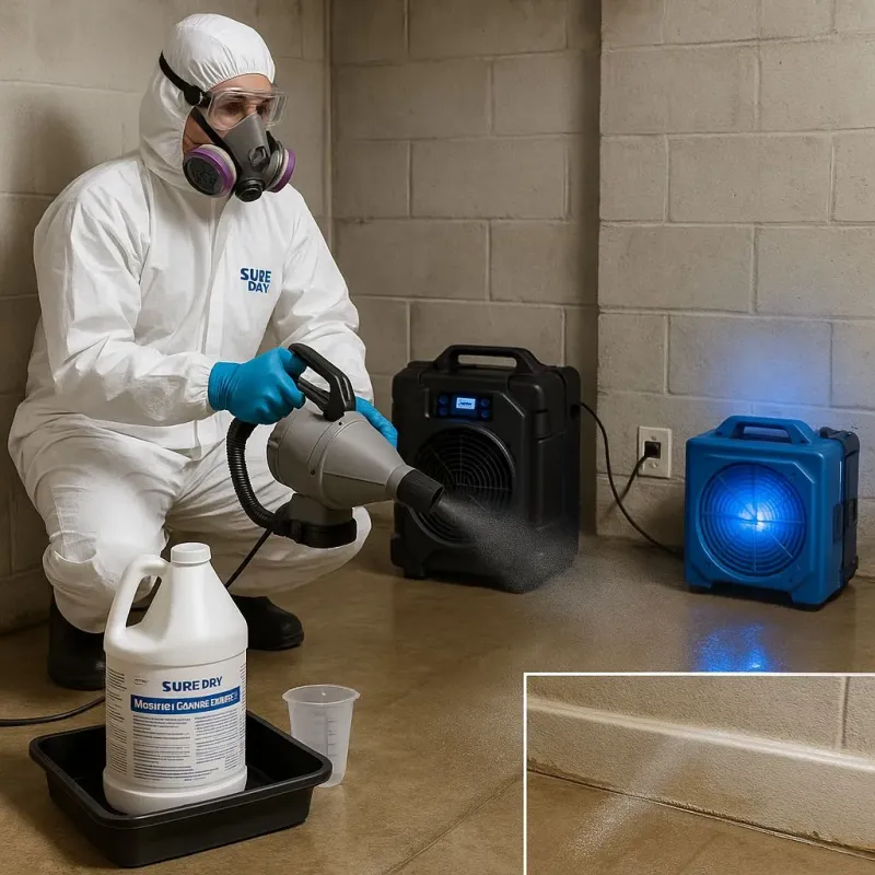 Sanitization and Odor Removal process in Moultonborough, NH